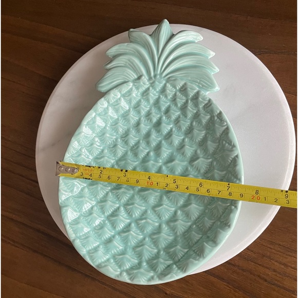 NWT Pineapple Shaped Platter - Light Blue/Green - Picture 4 of 5